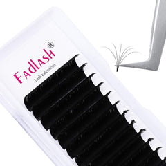 FADLASH self-fanning D-curl lashes 0.07mm for dramatic volume