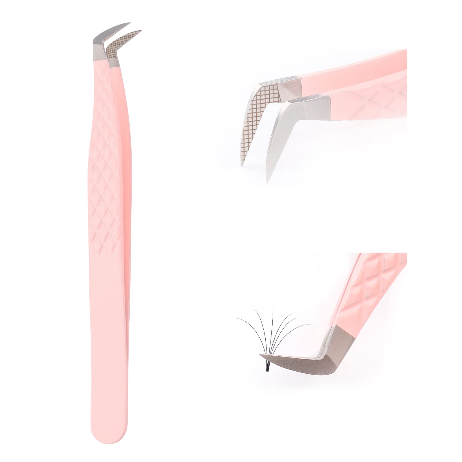 FADLASH lash tweezers with fiber tip deliver a firm grip for precise lash application.