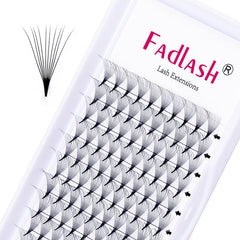 FADLASH premade 10D lash fan 0.07mm, C curl for natural fullness.