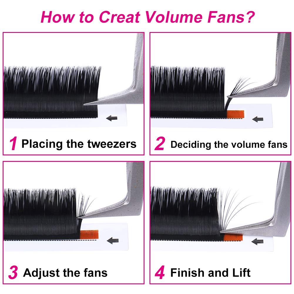 FADLASH salon-ready volume lashes for efficient application
