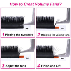 FADLASH salon-ready volume lashes for efficient application