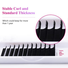 FADLASH stable curl lashes retain shape for long-lasting results.