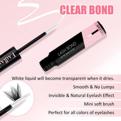 FADLASH waterproof lash glue 72h hold for everyday wear