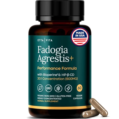 Organic Fadogia Agrestis 600mg bottle – front view