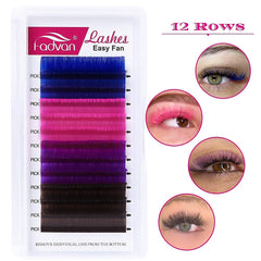 FADVAN bundle tray close-up showing lash density and texture