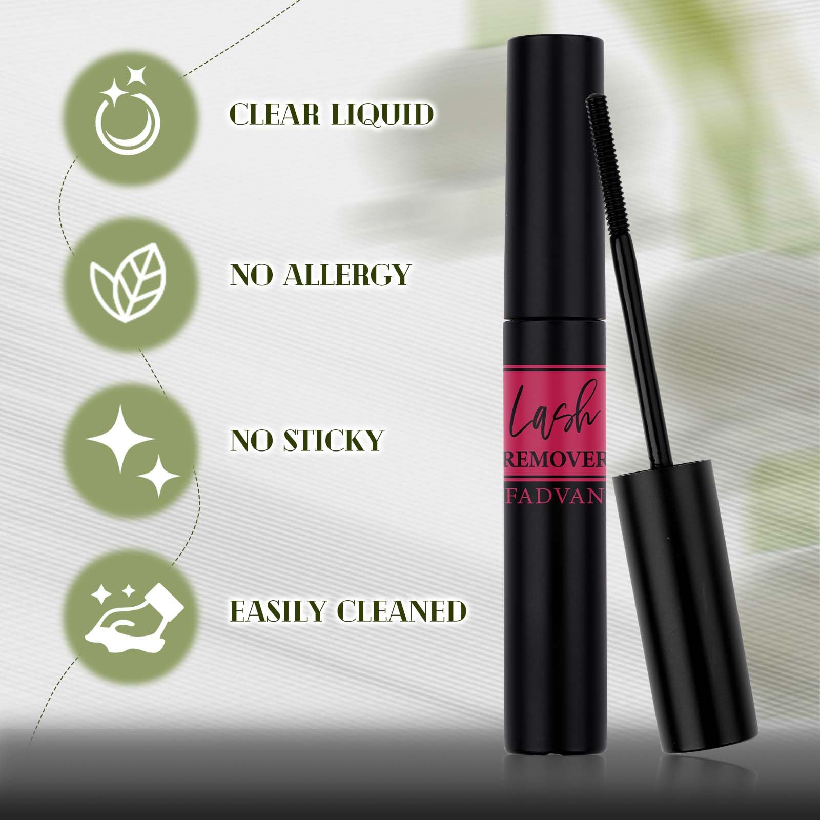 FADVAN lash tweezers enable precise, clean cluster placement.