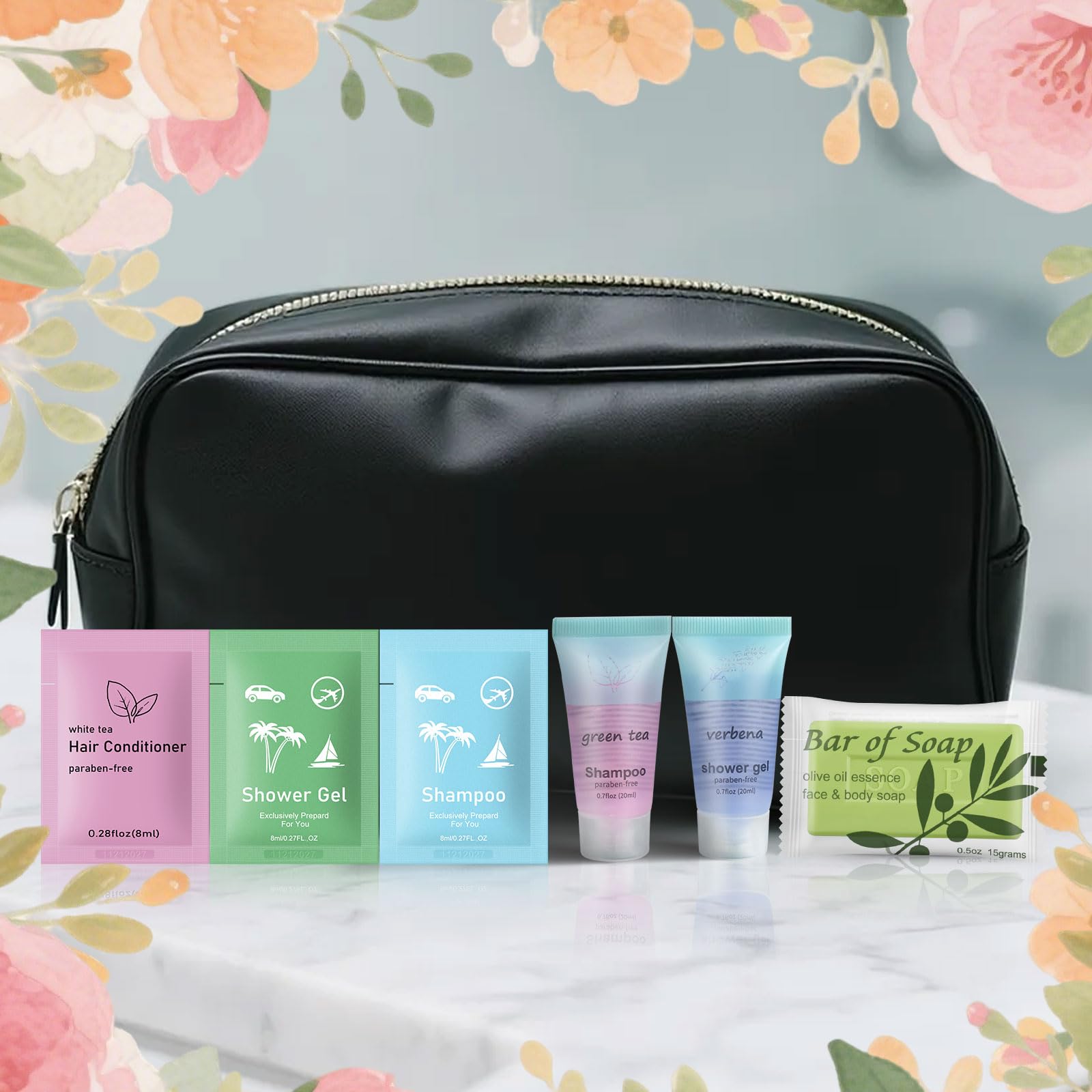 fafortune hotel and Airbnb hygiene kit including travel conditioner for guests