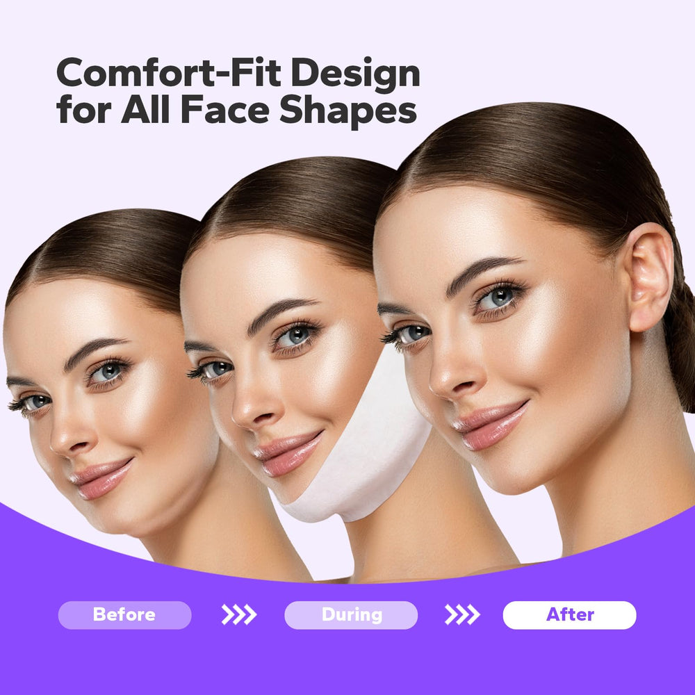 FairyFace chin patch worn during rest for convenient care