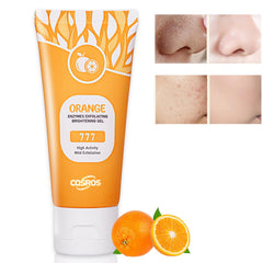 FAIRYTALESPACE orange exfoliating gel scrub for the face purifies pores and refreshes skin.