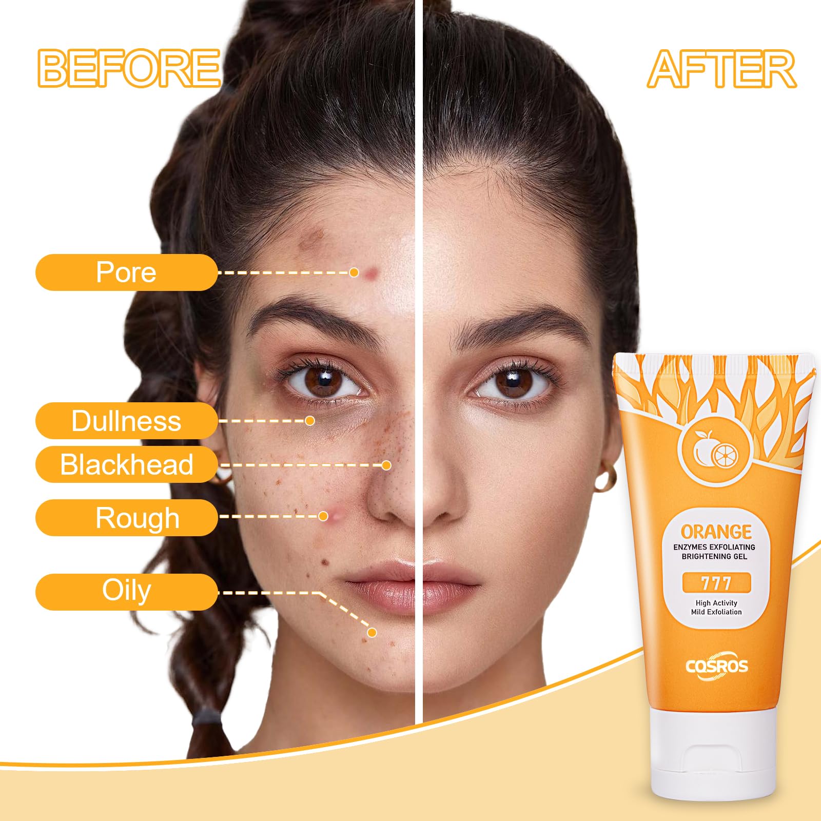 FAIRYTALESPACE facial scrub improves texture and elasticity with regular use.