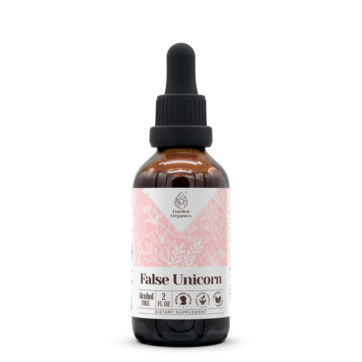 False Unicorn tincture bottle with 2 oz label