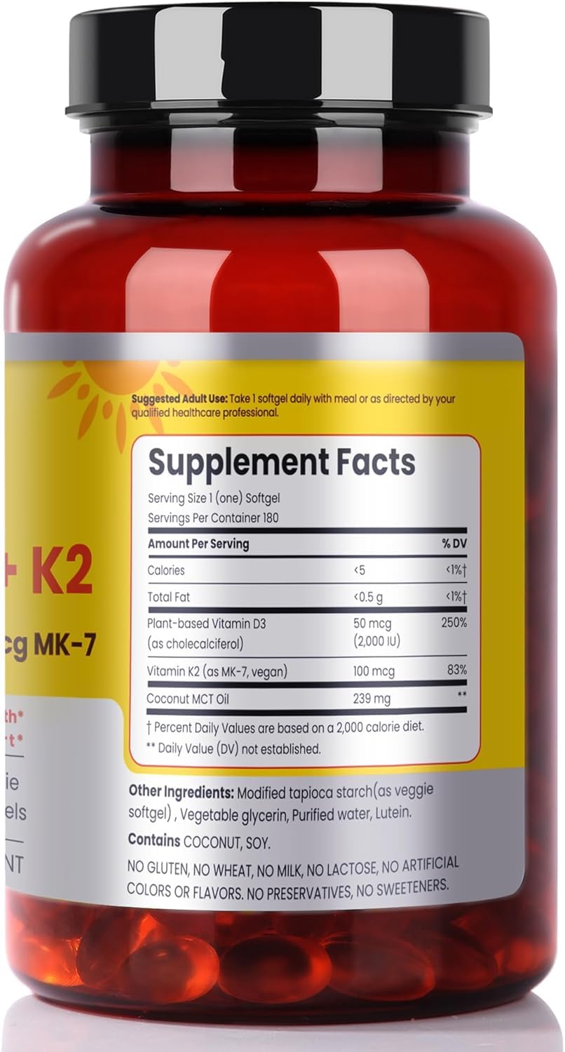 180-capsule bottle displayed for 6 months supply