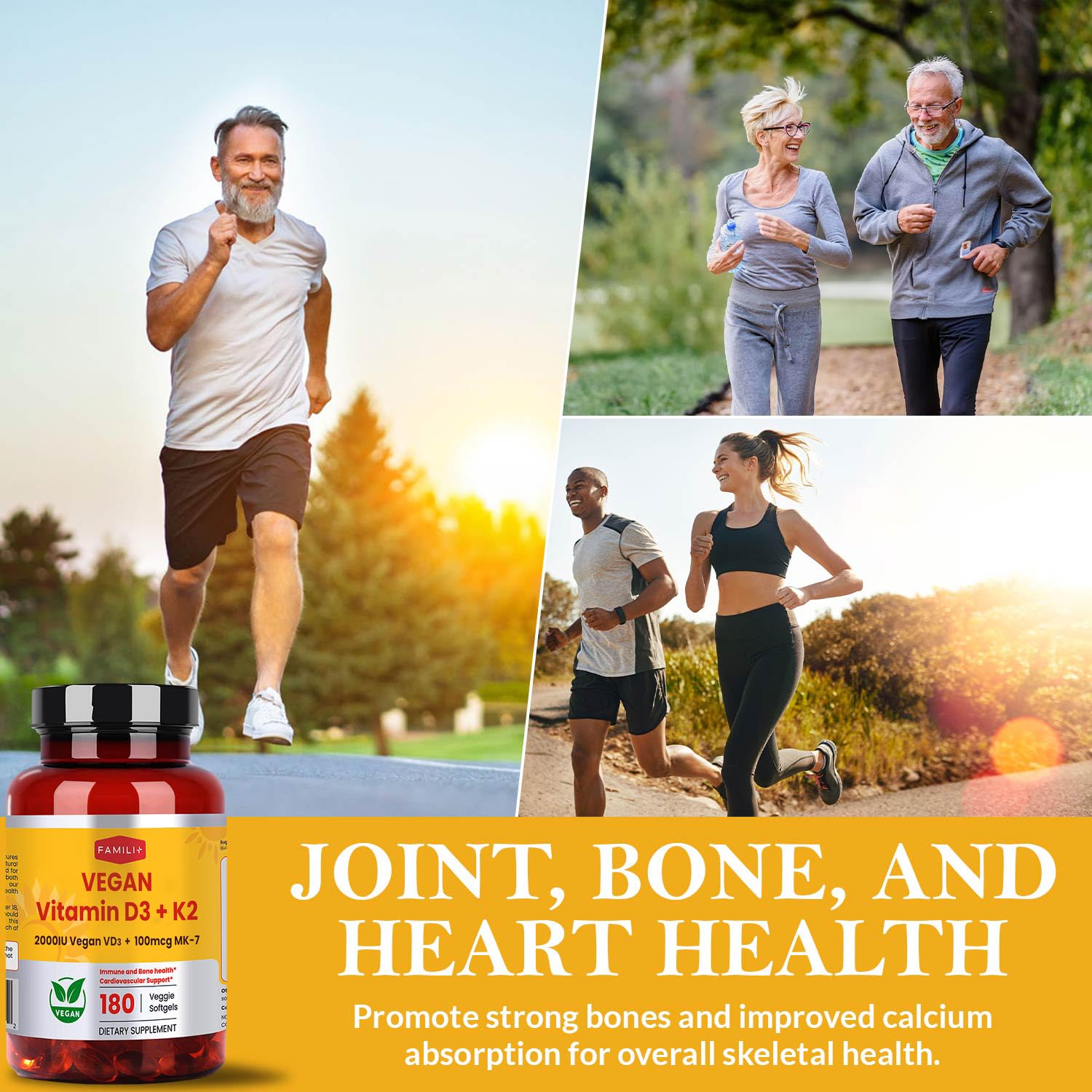 Lab-tested purity and potency of vegan vitamin D3 and K2