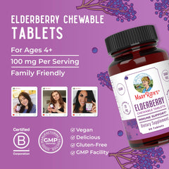 Family-friendly immune support supplement bottle
