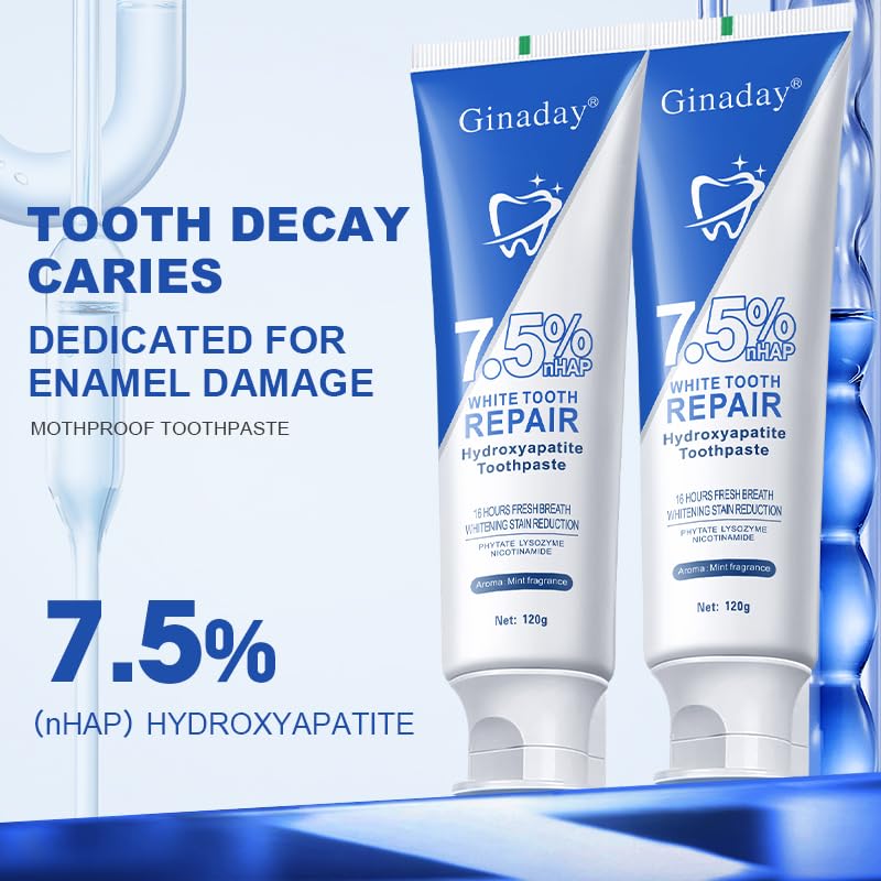 Family-friendly usage of hydroxyapatite toothpaste