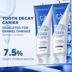 Family-friendly usage of hydroxyapatite toothpaste