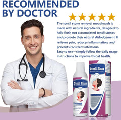 Family using oral care product at home