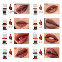 FAMISOO lip pigment bottle ready for professional microblading and shading.