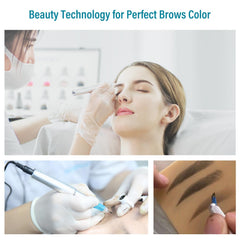 FAMISOO pigment mixing illustrates versatile color blending for personalized results.