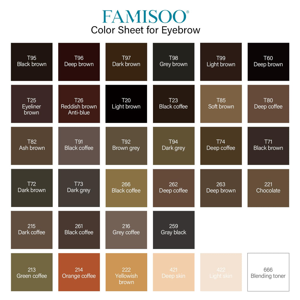 FAMISOO PMU pigments studio workflow demonstrates efficient professional use