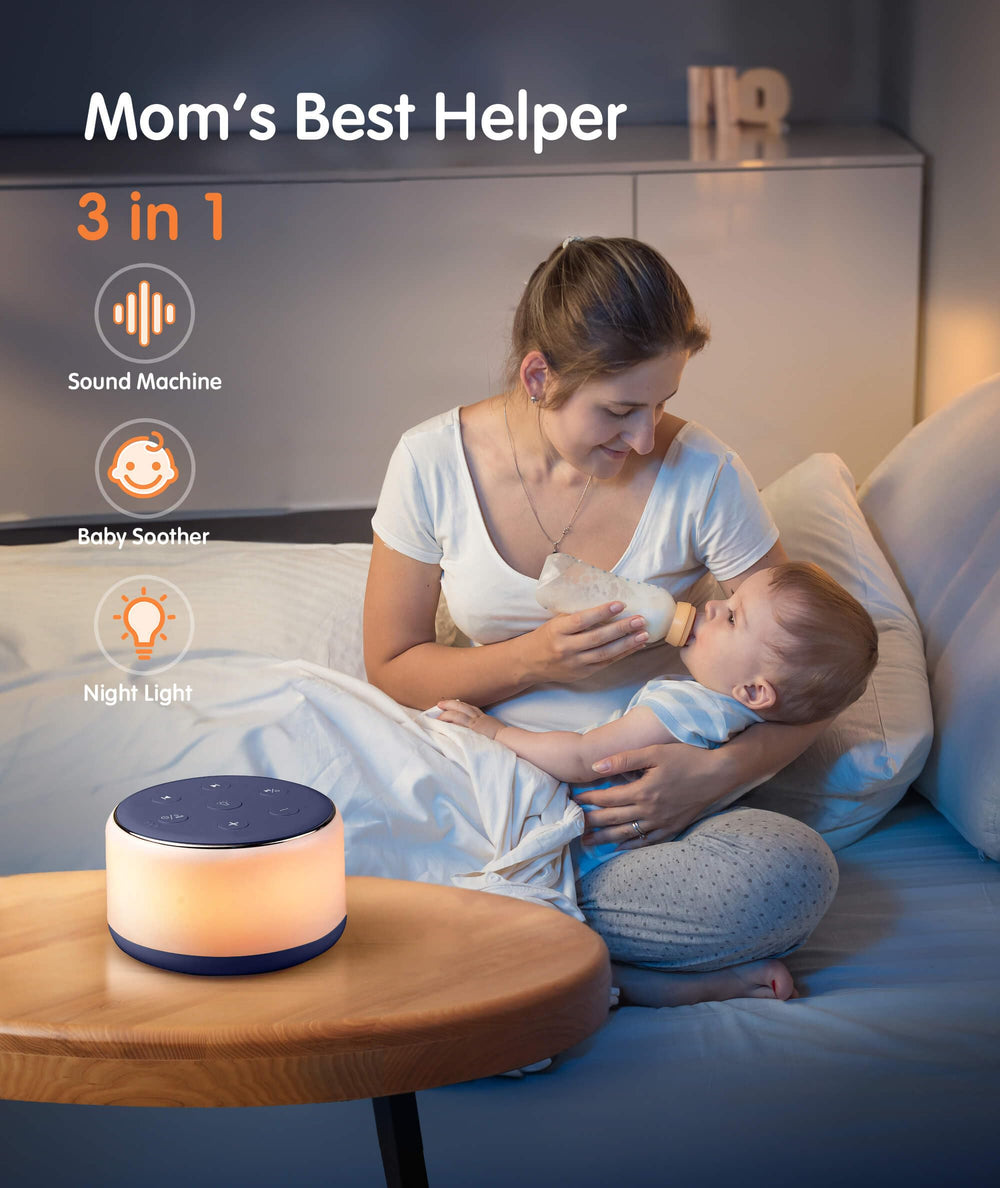 FamiSym night-light amber glow aids midnight feedings and diaper changes