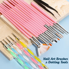 FANDAMEI dotting pens with multiple tips for perfect dots and petals