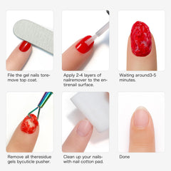Fanisn Scraper Tool helps safe gel polish scraping