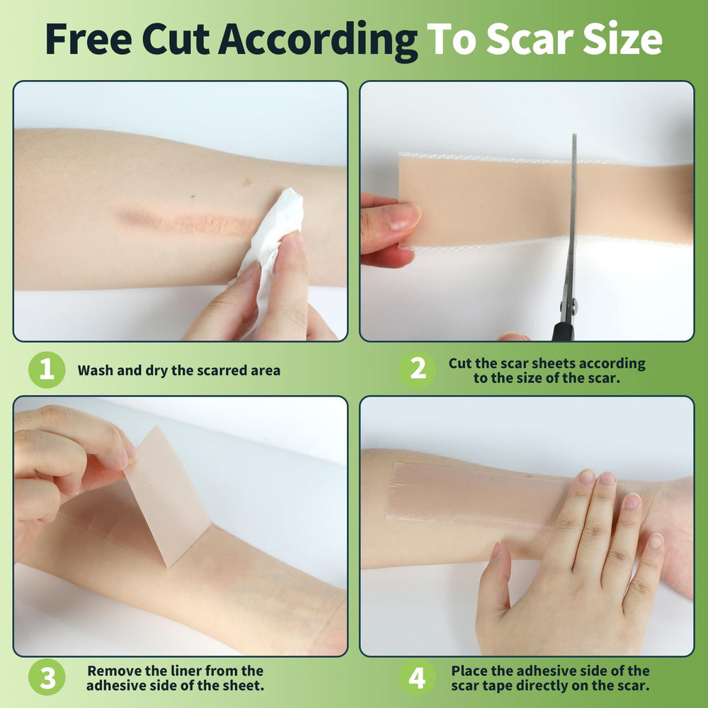 FANPARE scar tape remains in place during shower for everyday wear