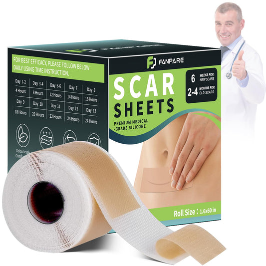 FANPARE silicone scar tape roll offers flexible coverage for scar areas