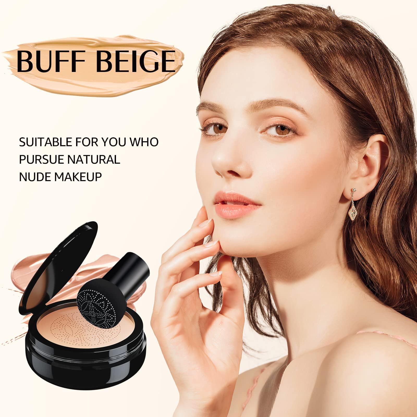 Fanterday air cushion puff wet activation enables smooth, seamless application.