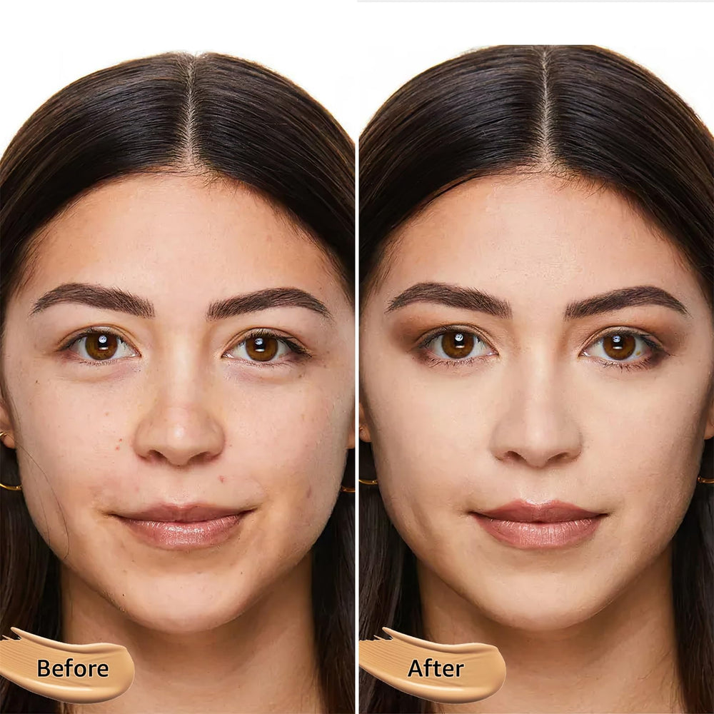 Fanterday CC Cream swatch shows balanced brightness and even tone.