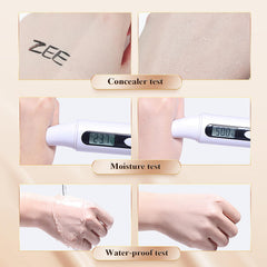 Fanterday long-lasting coverage conceals blemishes and pores.