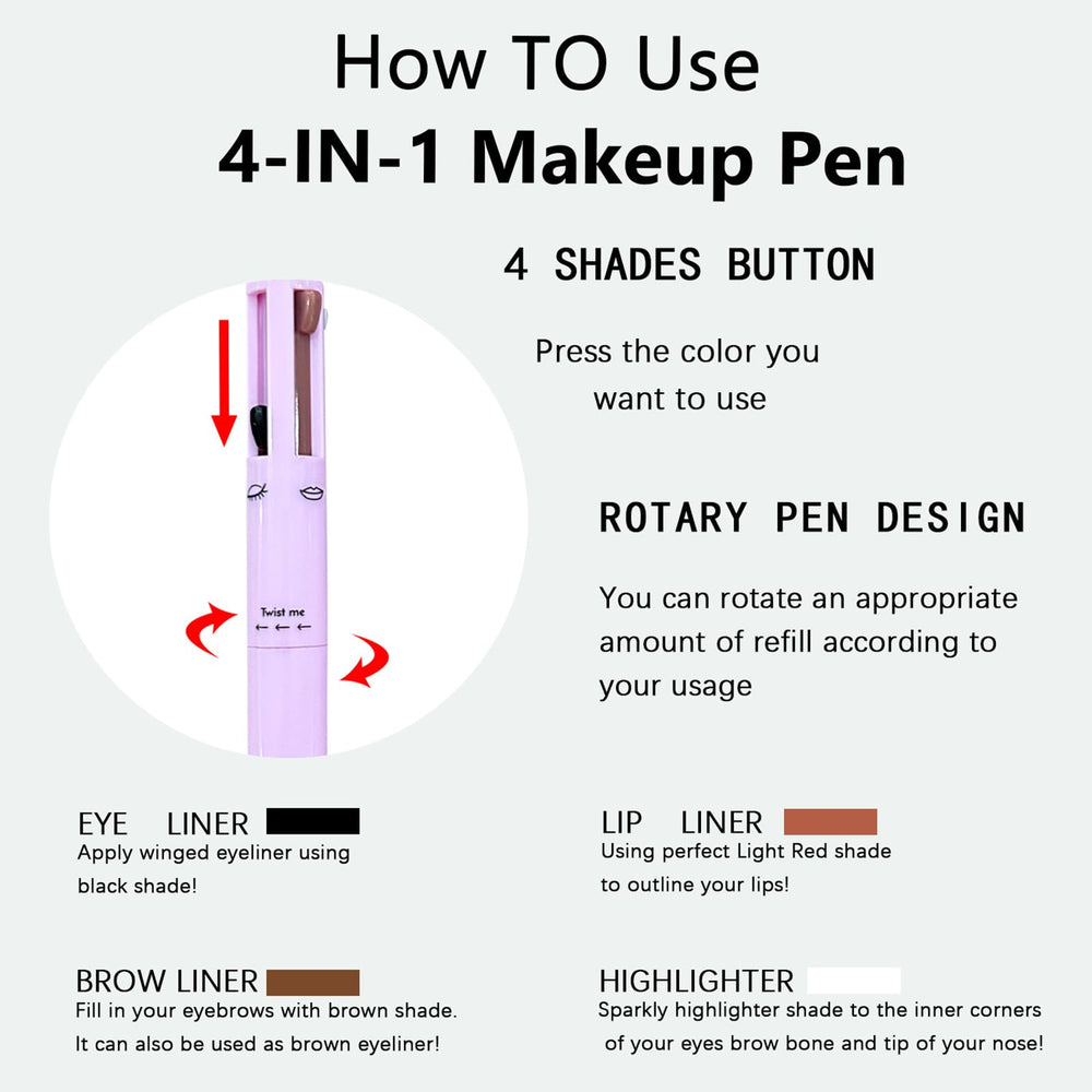 FantasyDay Magic 4-in-1 makeup pen deeper shade for brow depth and definition.