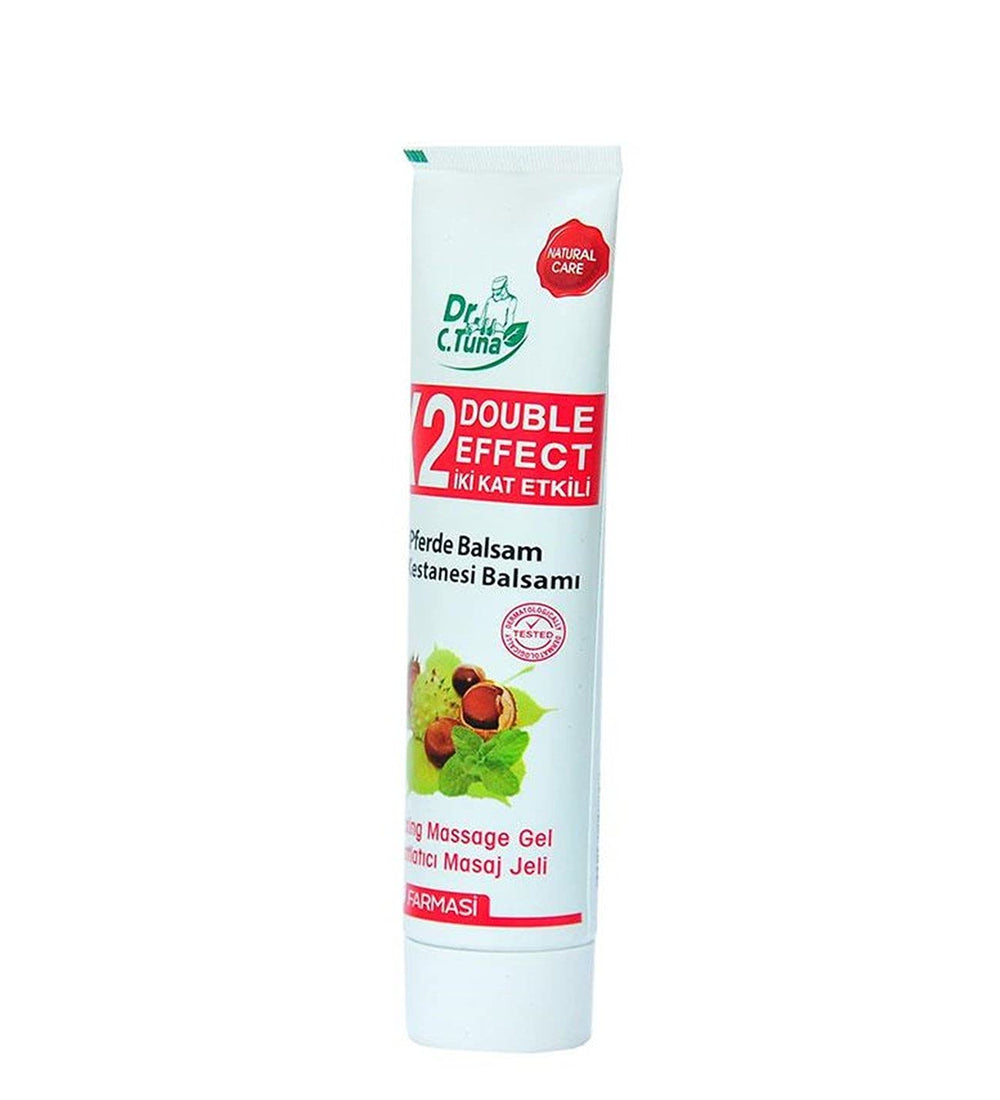 Massage gel featuring horse chestnut extract