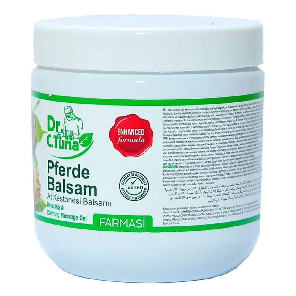 Creamy massage balm texture ready for massage