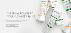 Fresh breath and clean mouth after brushing
