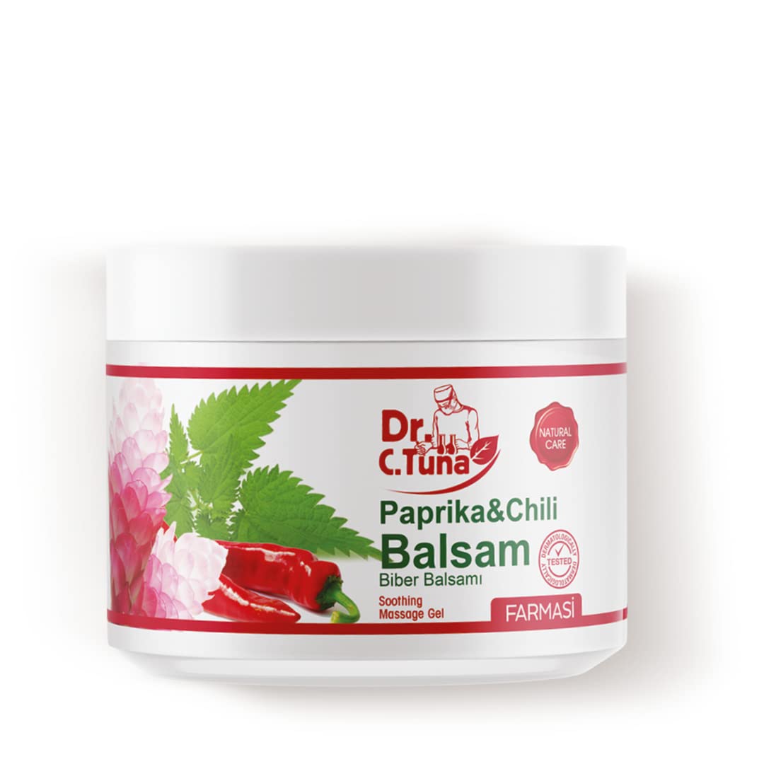 Front view of FARMASi Paprika & Chili Balsam bottle