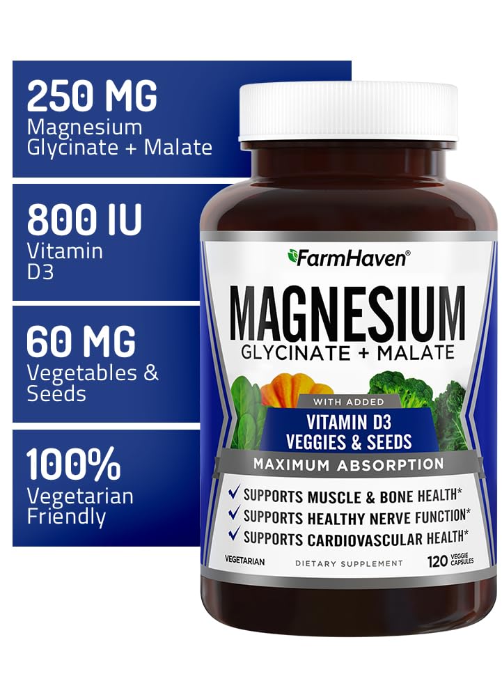Capsules of FarmHaven Magnesium Complex