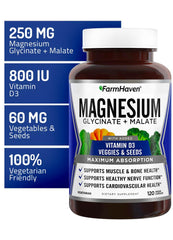 Capsules of FarmHaven Magnesium Complex