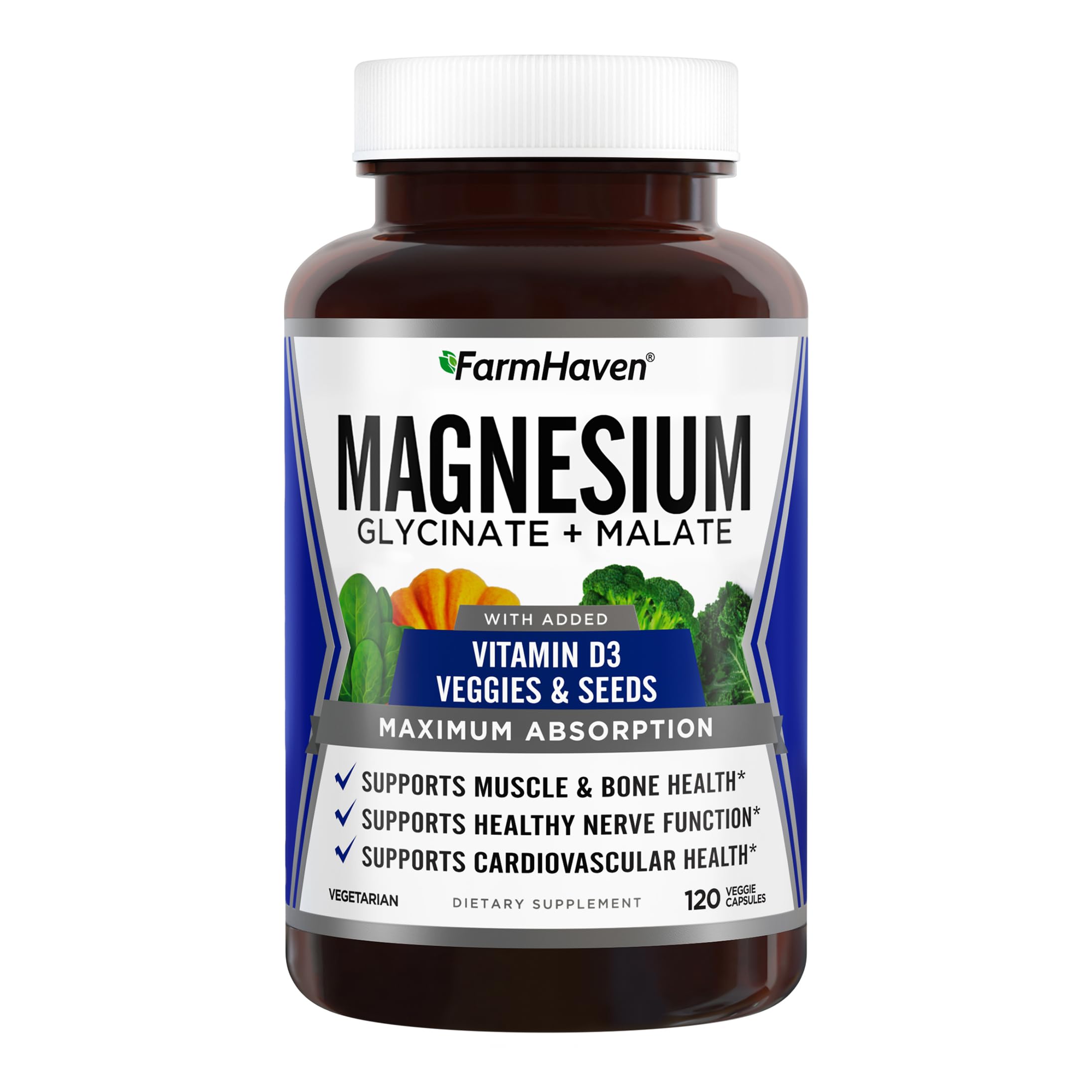Front of FarmHaven Magnesium Complex packaging