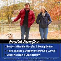 Supports nerves, muscles and energy levels