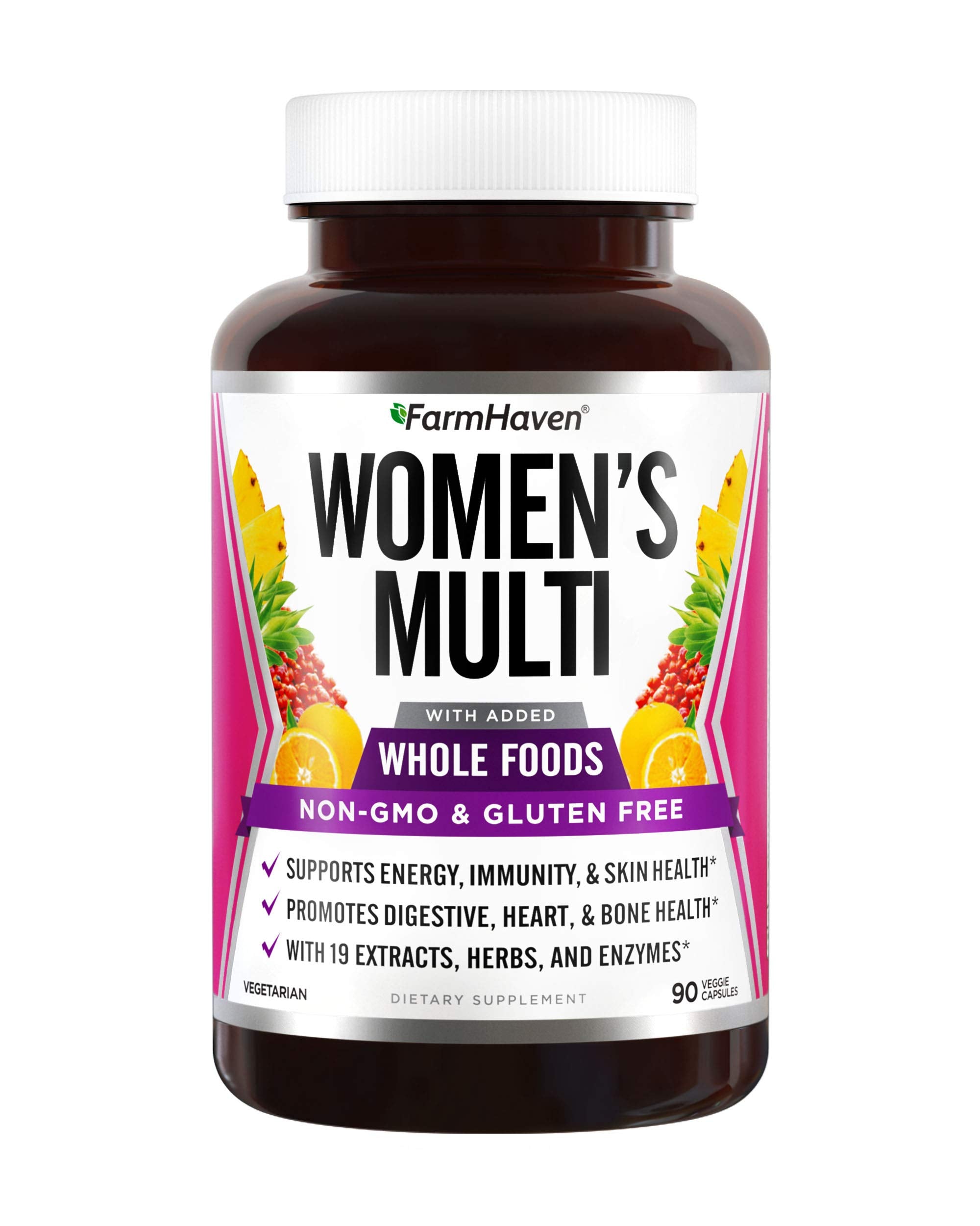 FarmHaven Women's Multivitamin bottle on white background (hero image)
