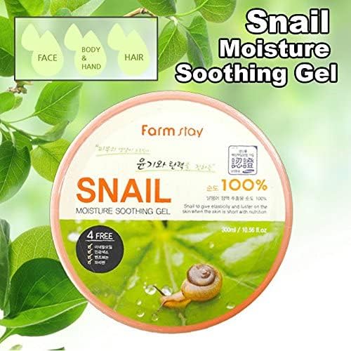 FARMSTAY snail gel is fast-absorbing, refreshing for after-sun care.