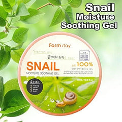 FARMSTAY snail gel with water-like texture provides refreshing hydration on sun-exposed skin.