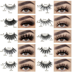 FARRED closeup handmade PBT lashes highlight soft, lightweight fibers for comfort.