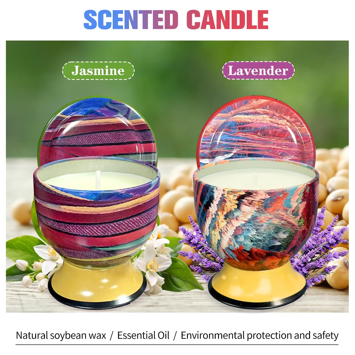 Fasize durable metal tin with secure lid for safe travel.