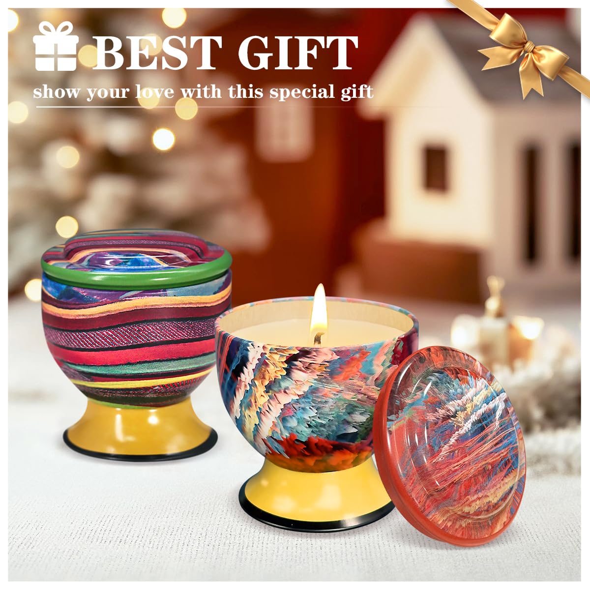 Fasize travel-friendly 4oz candle ideal for on-the-go relaxation.