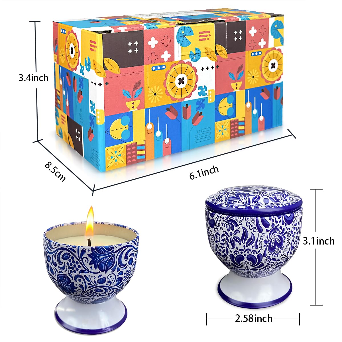 Fasize gift-packaging ready candles for special occasions.