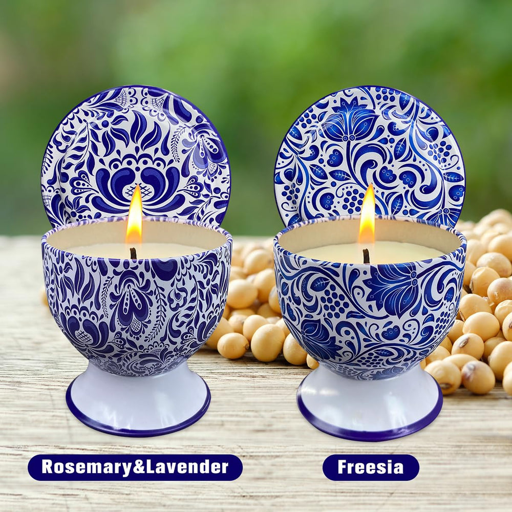 Fasize iron goblet holders create a stylish table centerpiece.