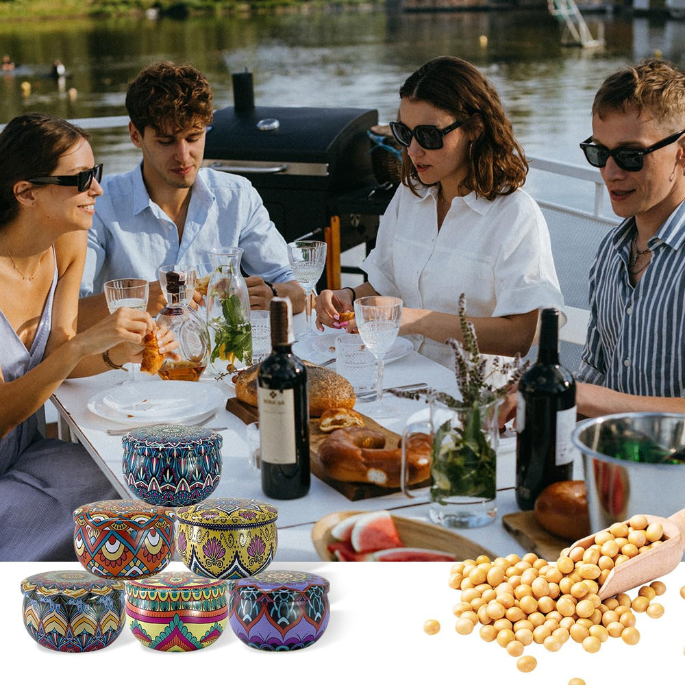 Fasize scented candles premium quality ensures consistent clean burn and minimal smoke.